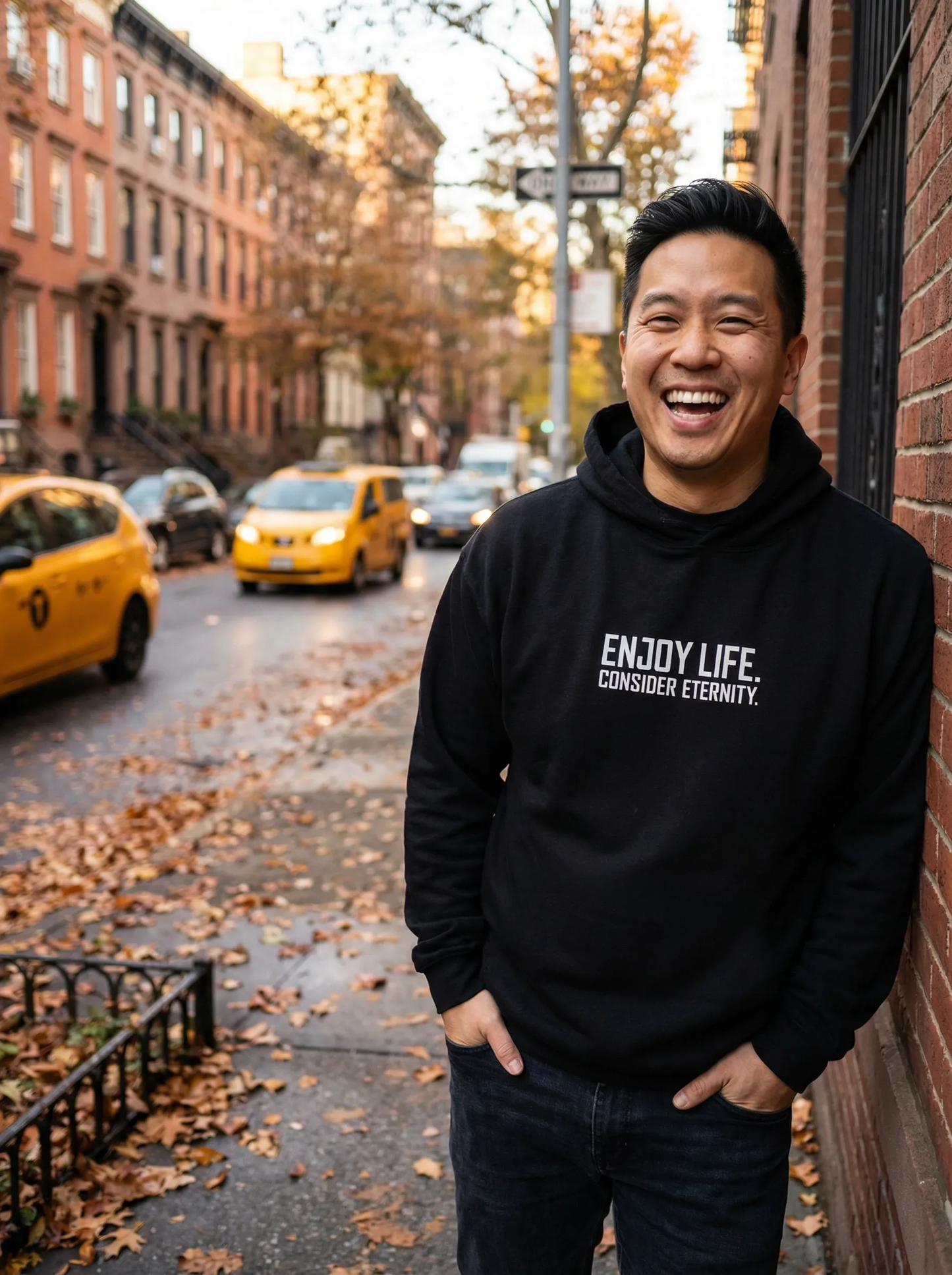 Men's Black Hoodie